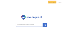 Tablet Screenshot of ervaringen.nl